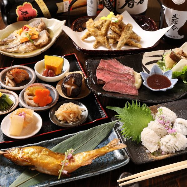 接待やお食事会に…なつめのコース料理