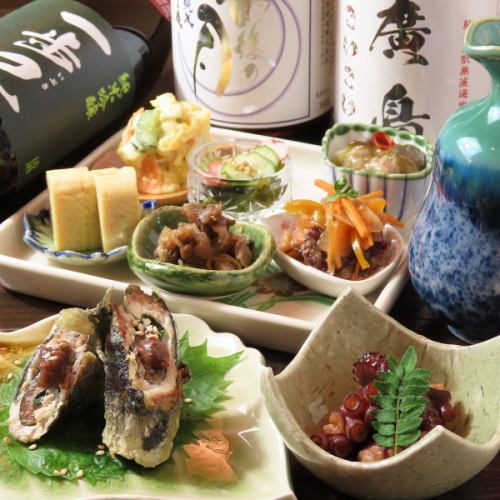 A wide variety of menu items to go with your drinks