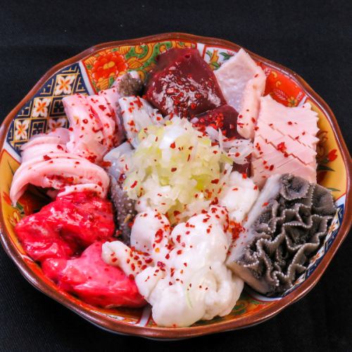 ホルモン盛り 込み(赤)/秘伝のタレ(白)さっぱりタレ