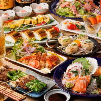 "Ichimatsu Course" with 9 dishes and 2.5 hours of all-you-can-drink for 3,850 yen *On Fridays, Saturdays, holidays, days before holidays, and in December, the limit is 2 hours