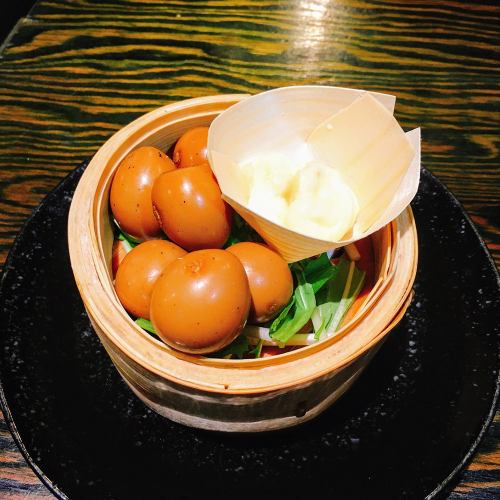 Quail egg boiled in soy sauce
