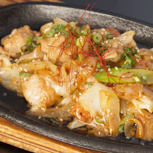 Stir-fried hormone chibikara miso