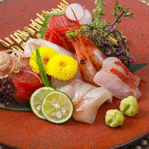 季節の旬魚五種盛り