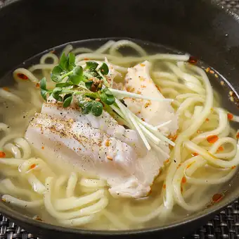 Fish soup soba