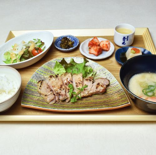 Pork loin marinated in sake lees lunch