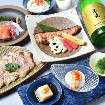 [All-you-can-drink included: Fresh fish yakitori included] Fish heart course 6200 yen