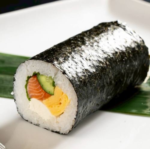 Salmon and cheese thick roll