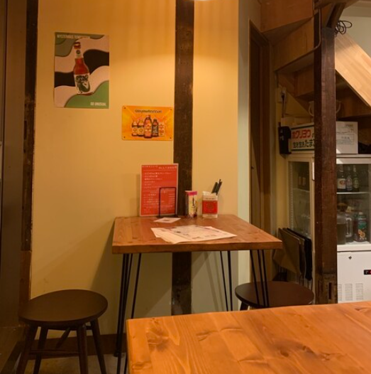 アットホームな雰囲気と落ち着いた店内でお食事が楽しめます。