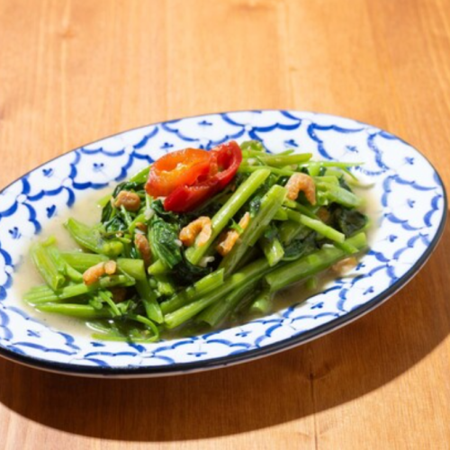 パックブンファイディーン　空心菜炒め