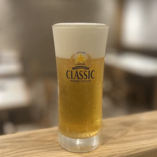 ＋500円で生ビールも！