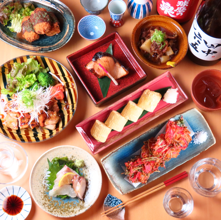 京都で培った自慢の逸品料理を楽しめる居酒屋