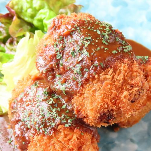 和と洋のいいとこどり！【味噌デミコロッケ】