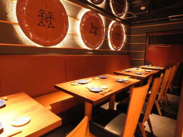 <Maximum 12 people> Spacious table seating! Recommended for entertaining and business dinners.Please make your reservation early.