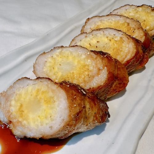 穂付きヤングコーン肉巻焼
