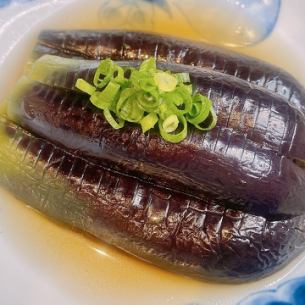 茄子の揚げ浸し　ふわっと後のせ鰹節