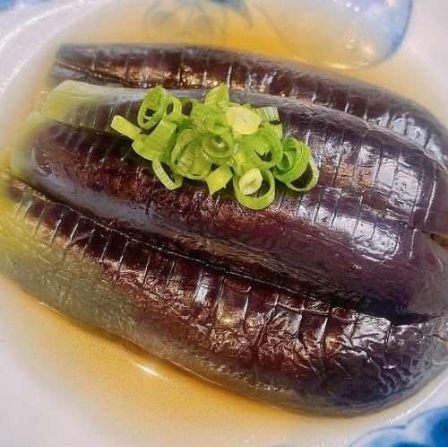 茄子の揚げ浸し　ふわっと後のせ鰹節