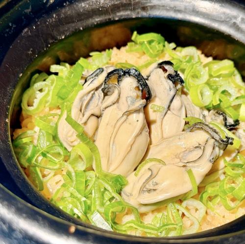 牡蠣の土鍋ごはん