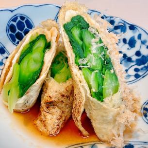 小松菜きつね焼