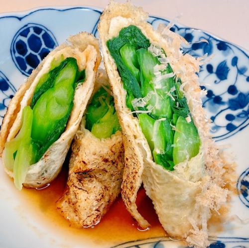 小松菜きつね焼