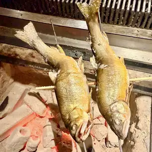 あゆの炭火焼