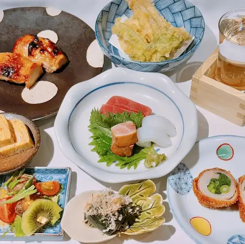 【飲み放題付】会席コース