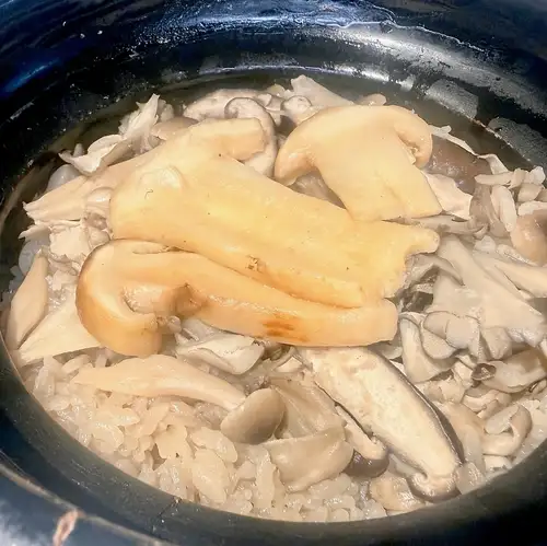 秋香松茸蘑菇煲饭