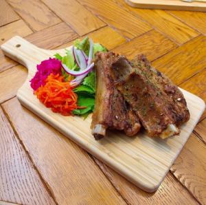 두꺼운 예비 갈비