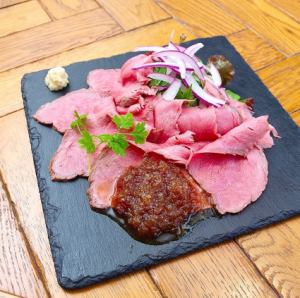 저온 요리 수제 구운 쇠고기