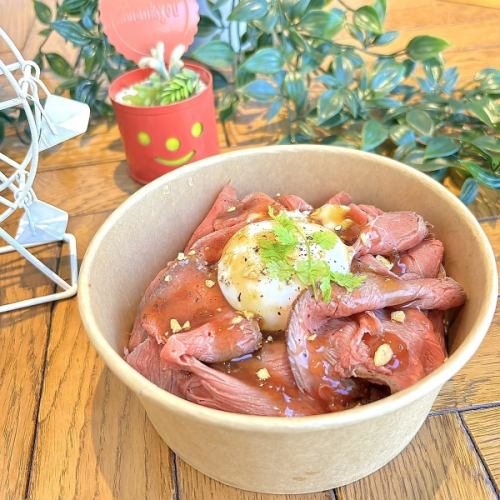 ローストビーフ丼(トリュフソース)
