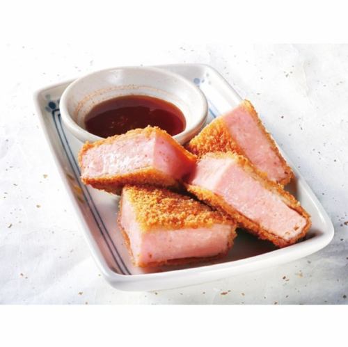 厚切りハムカツ