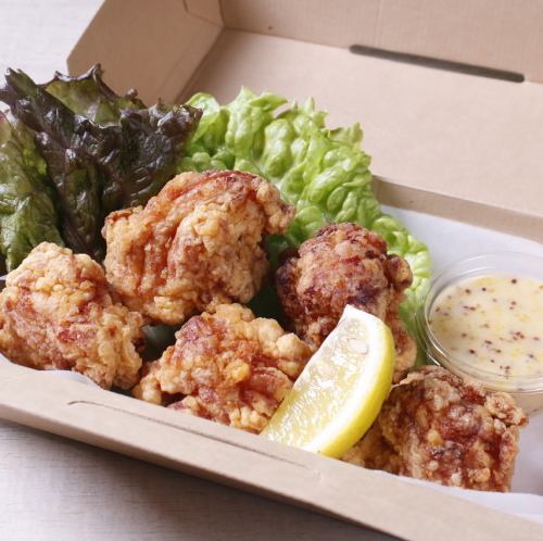 自家製スモークチキンフライ ~バゲット添え~
