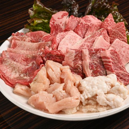 厳選した薩摩牛を使用した焼肉