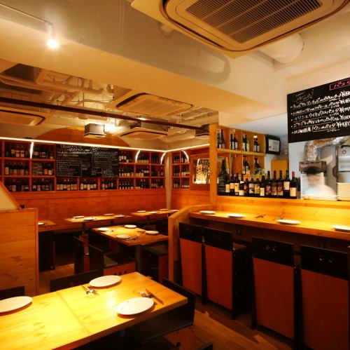 ■ Ginza alley behind · authentic Italian dining in the basement