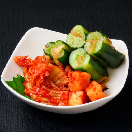 キムチ三種盛り