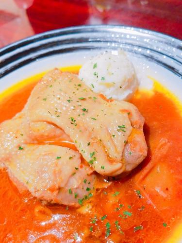 Basque-style stewed chicken