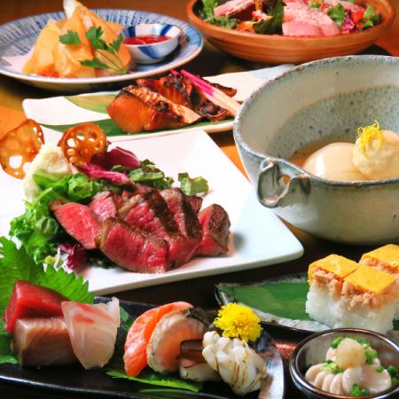 Enjoy Shunsai Shun fish with delicious sake.A completely private room where one person can relax.