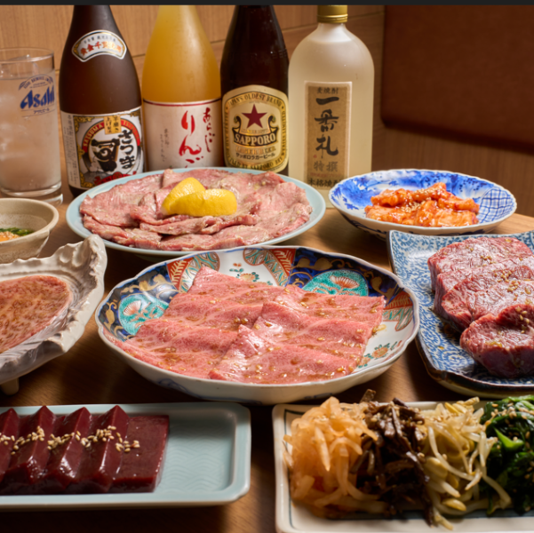 希少部位をとことん味わう【だいじゅ特撰 肉盛り】