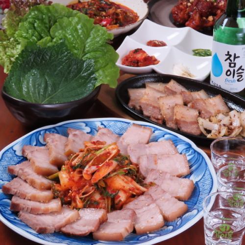 【◇◆～本場韓国のお料理が勢ぞろい～◆◇】本場韓国のシェフが作る韓国料理◎韓国のお酒との相性は抜群♪
