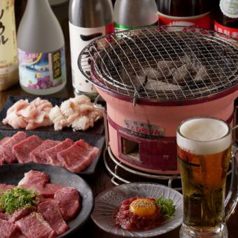 【오마카세 코스】 요리+무료 뷔페 2시간의 유익한 코스! 6000엔(부가세 포함)