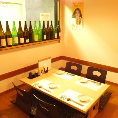 A tatami room recommended for lunch, girls-only gatherings, moms-only gatherings, etc.