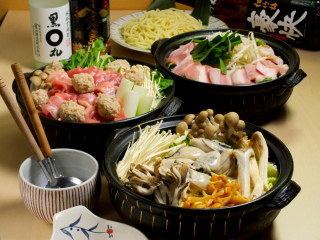 Three kinds of hot pot selection course.8 items 2 hours with all you can drink 4000 yen