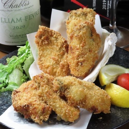 Homemade fried oysters
