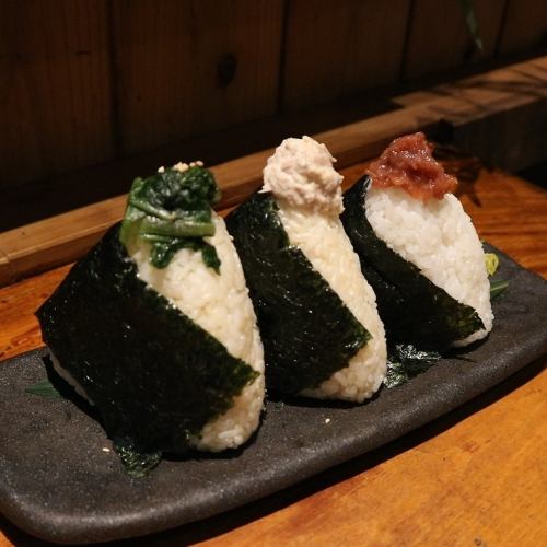 おにぎり(和風ツナマヨ・梅・広島菜)