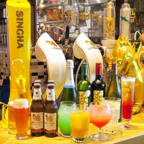 シルバービール付2時間飲み放題!おつまみ3品プラン 3500円♪