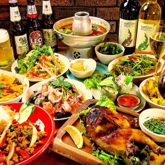 辛い!!旨い!!センディー自信のコースが多数飲み放題付3500円~