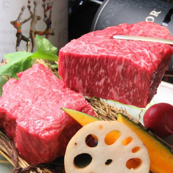 【豪華焼肉コース】厳選和牛ヒレに和牛たたき、厚切り上タン等全9品120分飲み放題付8000円