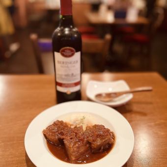 [120 minutes standard all-you-can-drink included] Enjoyment course 3,800 yen plan with popular dish "Pork stew in red wine"