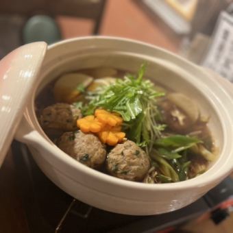 【120分スタンダード飲放題付】BeBe'yaイチオシ！揚げ肉だんごたまり醤油鍋コース3800円プラン