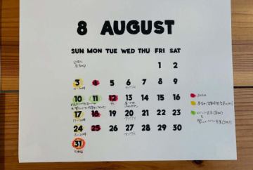 ミヤモト惣菜店の8月