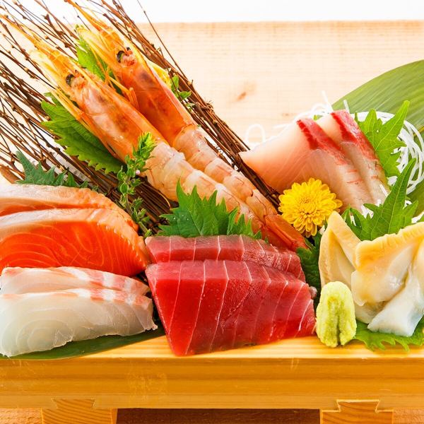 Fresh! Assorted sashimi (6 pieces)